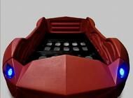Grajewo ogłoszenia: Wygodne i bezpieczne łóżko dla dziecka w atrakcyjnym, czerwonym... - zdjęcie