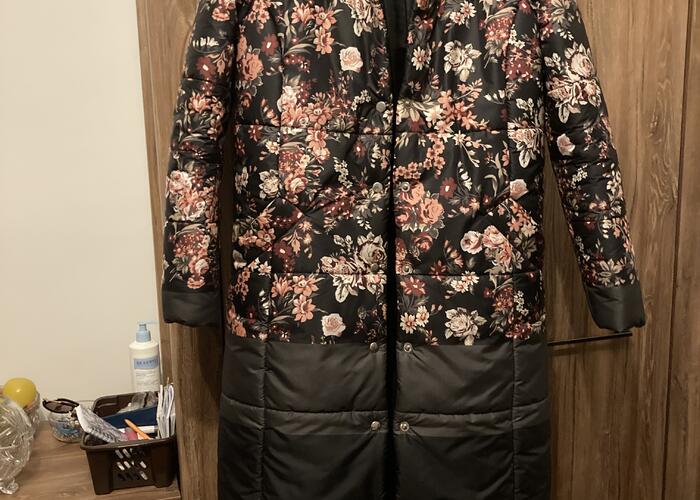 Grajewo ogłoszenia: Sprzedam długą kurtkę zimową rozmiar M, stan bardzo dobry